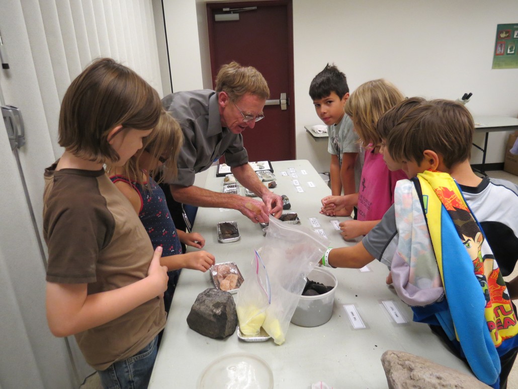 Rick Allis Earth Science Week Mineral Testing