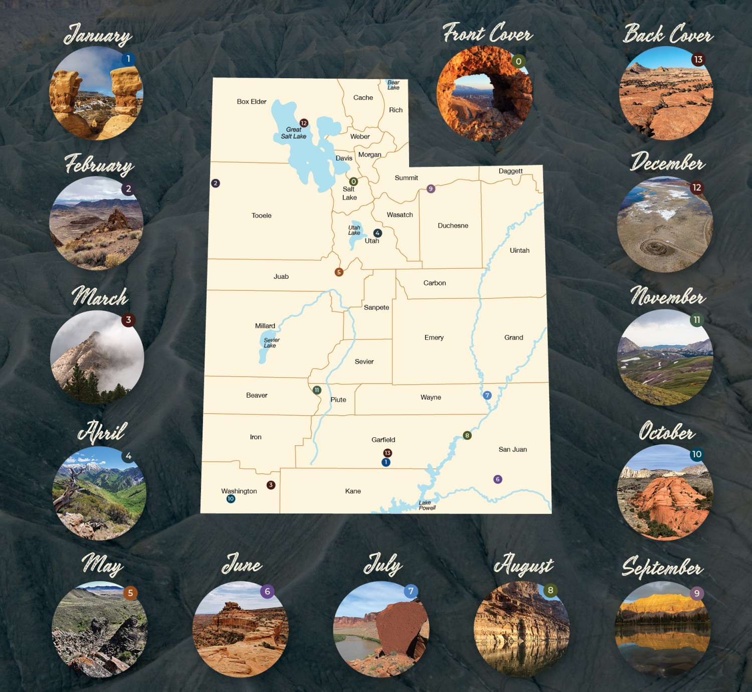 Utah Geological Survey Launches 2021 Calendar of Utah Geology Utah