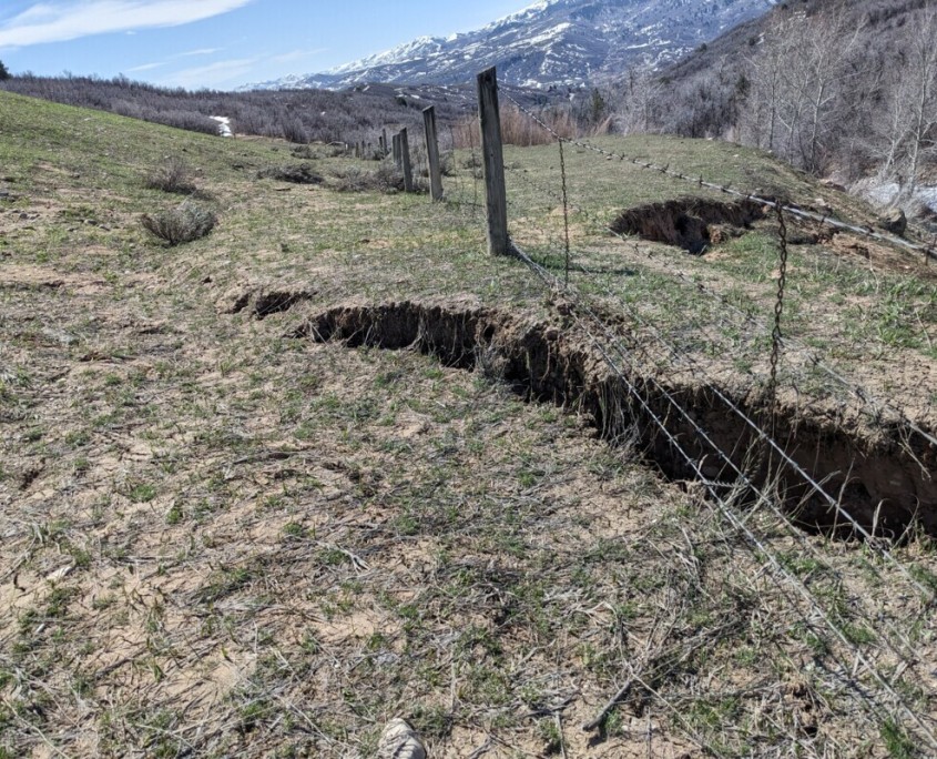 Trappers Loop Bend Landslides, County Utah Geological Survey