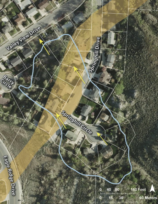 Springhill Landslide, North Salt Lake Utah Geological Survey