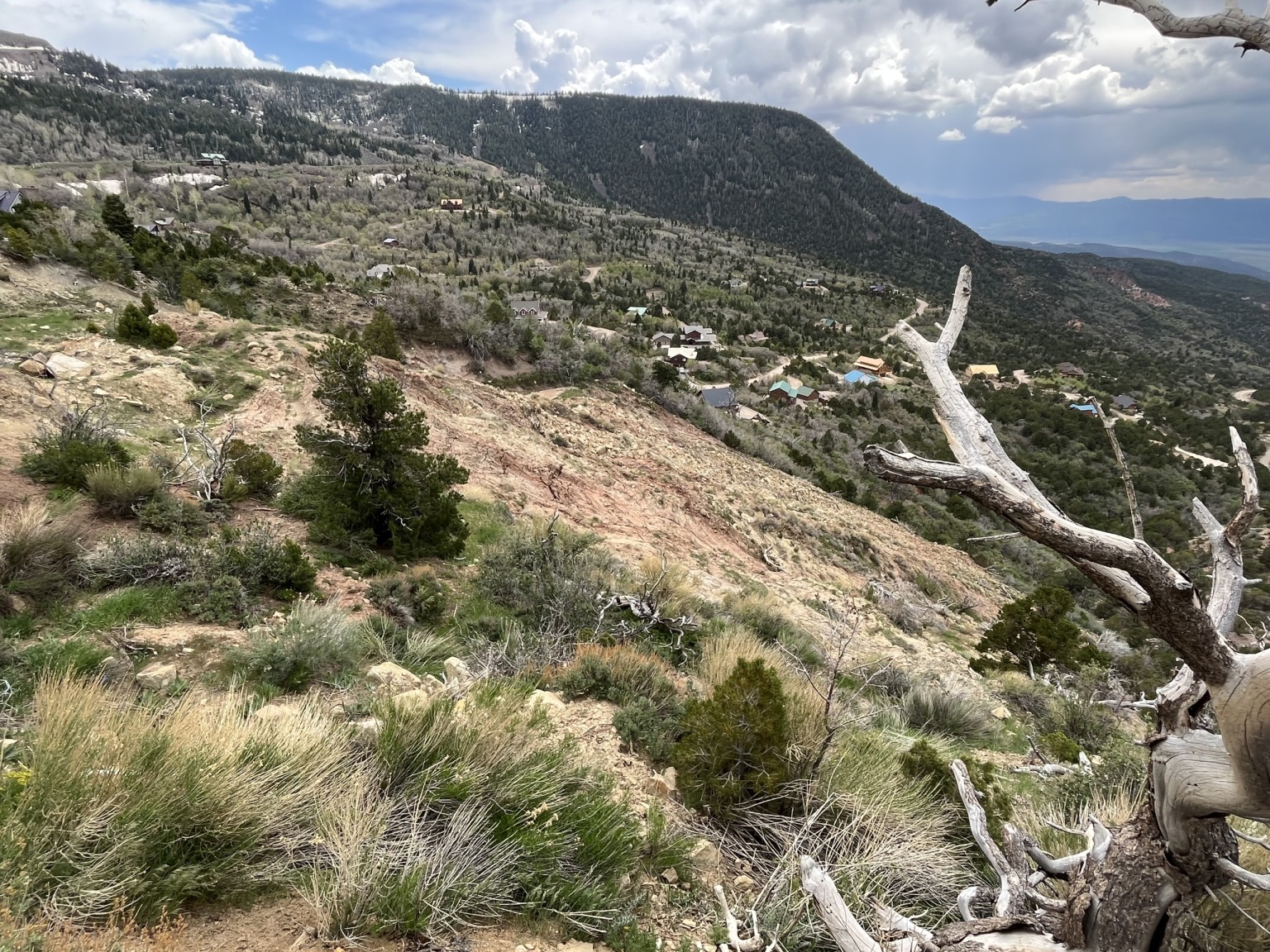 2023 movement of the Cedar Highlands Landslide. Photo Tyler Knudsen