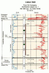Leadville Limestone type log.
