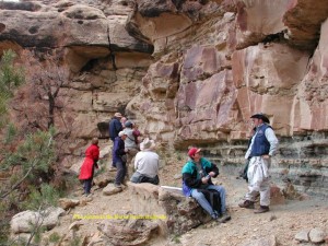 The Alcove in the Nutter Ranch study site. Green River field trip.